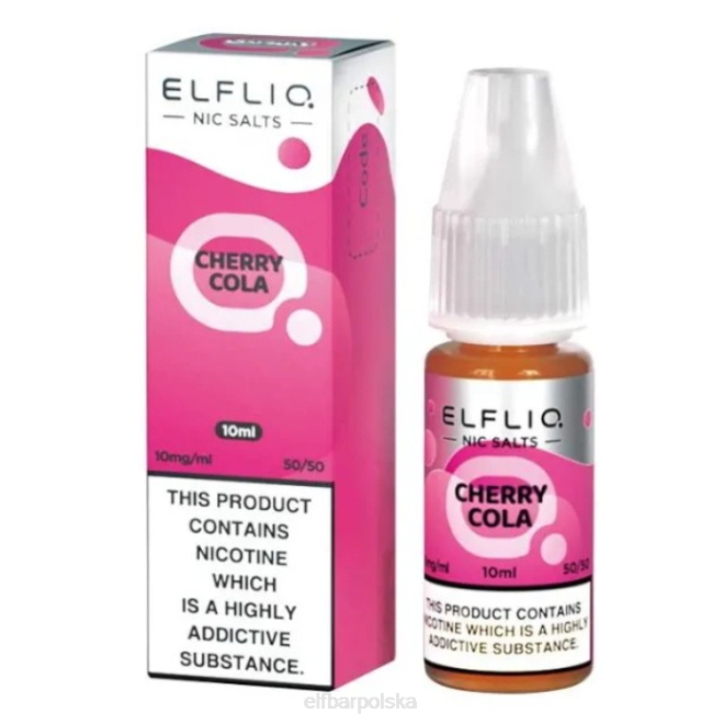 elfbar elfliq nic salts - cola wiśniowa - 10ml-20 mg/ml 42RP197