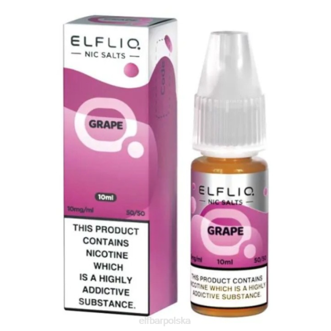 elfbar elfliq nic sole - winogrona - 10ml-10 mg/ml 42RP191