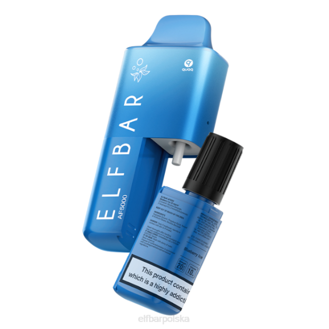 zestaw wstępnie napełniony elfbar af5000 - 20 mg 42RP59 niebieska lemoniada razz